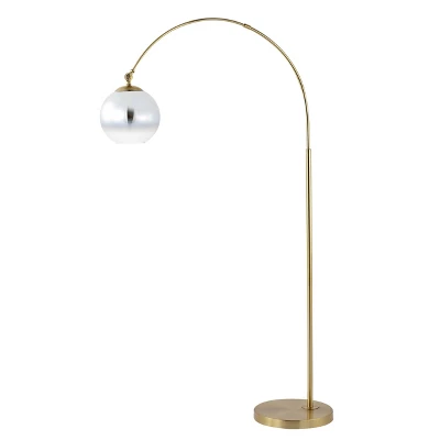 71" Nora Coastal Vintage Iron LED Floor Lamp (Includes LED Light Bulb) - JONATHAN Y - Image 5