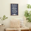 Wood Sign Ocean Wall Decor With Knotted Ropes Blue - Olivia & May