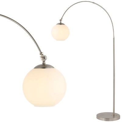 71" Nora Coastal Vintage Iron LED Floor Lamp (Includes LED Light Bulb) - JONATHAN Y - Image 11
