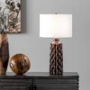 NuLOOM Marsala 24" Ceramic Table Lamp