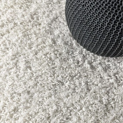 Merida Stacked Grid Shag Area Rug - JONATHAN Y - Image 5