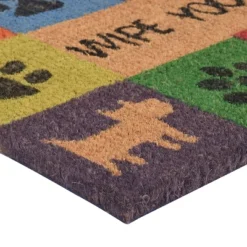 1'6"x2'6" 'Wipe Your Paws' Doormat - HomeTrax
