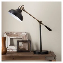 Crosby Schoolhouse Desk Lamp Black - Threshold™