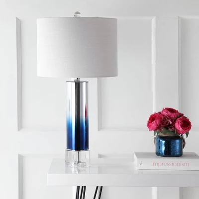 Glass/Crystal Edward Table Lamp (Includes Energy Efficient Light Bulb) - JONATHAN Y - Image 2