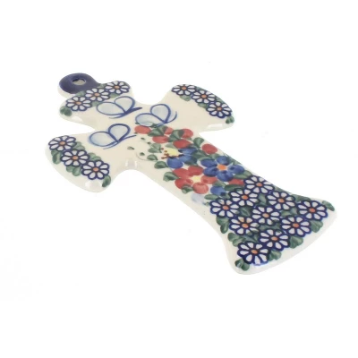 Blue Rose Polish Pottery 47 Vena Cross - Image 9
