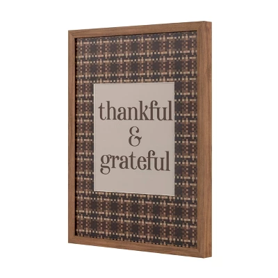 16" X 20" Thankful & Grateful Framed Under Plexi - Threshold™ - Image 6