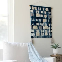 Crane Baby Handcrafted Cotton Wall Hanging - Caspian