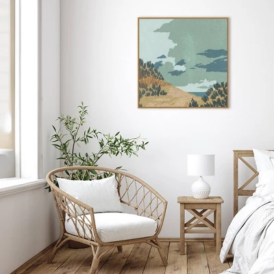 30" X 30" Hidden Dune II By Jacob Green Framed Canvas Wall Art Print - Amanti Art - Image 4