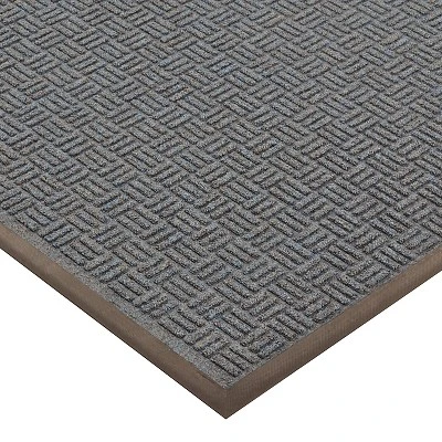 3'x5' Solid Doormat Blue/Black - HomeTrax - Image 3