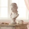 Kensington Hill Classic Greek 17 1/2" High Antique White Bust Sculpture