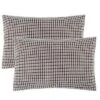 2 Pcs Corn Striped Corduroy For Couch Polyester Decorative Pillow Cover - PiccoCasa