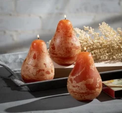CarAmel Timber Pear Candles - Set Of 3