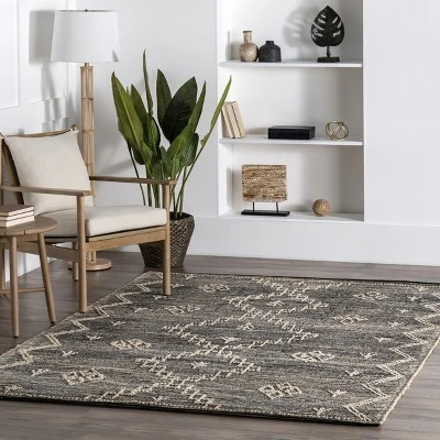 NuLOOM Handmade Moroccan Julianne Jute Area Rug