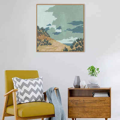 30" X 30" Hidden Dune II By Jacob Green Framed Canvas Wall Art Print - Amanti Art - Image 6