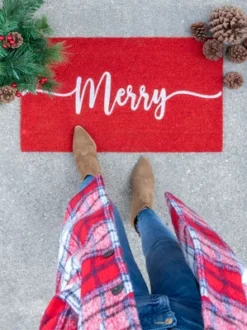 Shiraleah "Merry" Holiday Doormat