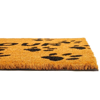 Juvale Nonslip Coco Coir Mat For Outdoor Entrance, Wipe Your Paws Doormat For Front Door Entry, Dog Lovers, 17 X 30 In - Image 5