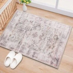 World Rug Gallery Bohemian Distressed Vintage Machine Washable Area Rug
