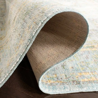 2'3"x8' Runner Valencia Rug Light Blue/Turquoise - Safavieh - Image 3