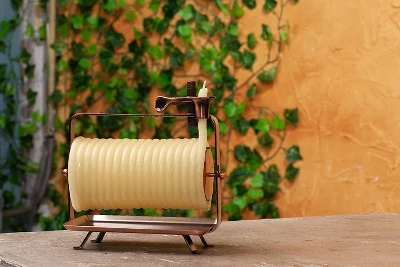 Candle By The Hour 48-Hour Horizontal Candle, Eco-friendly Natural Beeswax With Cotton Wick - Image 2