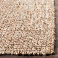 Hilma Solid Woven Fiber Rug Natural - Safavieh