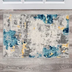 World Rug Gallery Distressed Abstract Pattern Area Rug