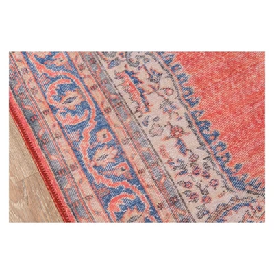 2'x3' Medallion Loomed Accent Rug Red/Blue - Momeni - Image 2