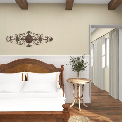 Rustic Metal Ornamental Wall Decor Dark Brown - Olivia & May - Image 16