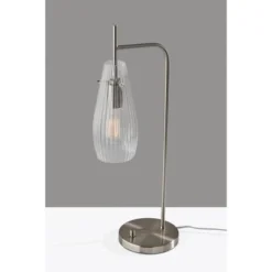 Layla Desk Lamp Brushed Steel - Adesso