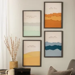 DEMDACO Off The Beaten Path Wall Art Orange