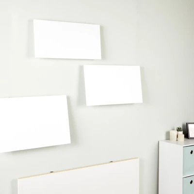 Built Industrial 2 Pack Folding L Wall Shelf Bracket, 12 Inch Collapsible Hardware With Locking Hinge For Garage Shelves, Holds 120lbs - Image 2