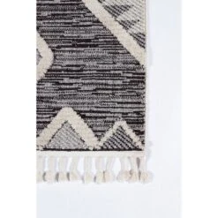 2'x3' Odessa Elise Accent Rug Charcoal - Momeni
